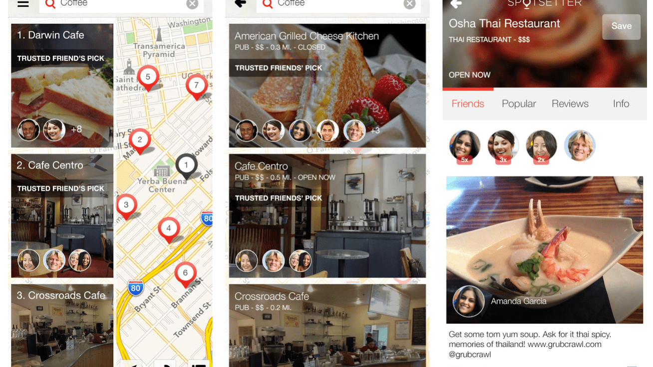Apple, mekanlar için sosyal arama motoru Spotsetter'ı satın aldı
