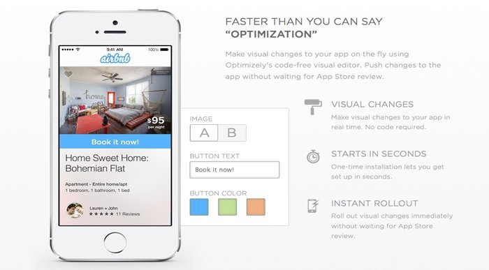 Popüler A/B Testing aracı Optimizely, mobil platformlara giriş yaptı