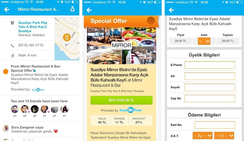 foursquare firsat bu firsat mobil firsat