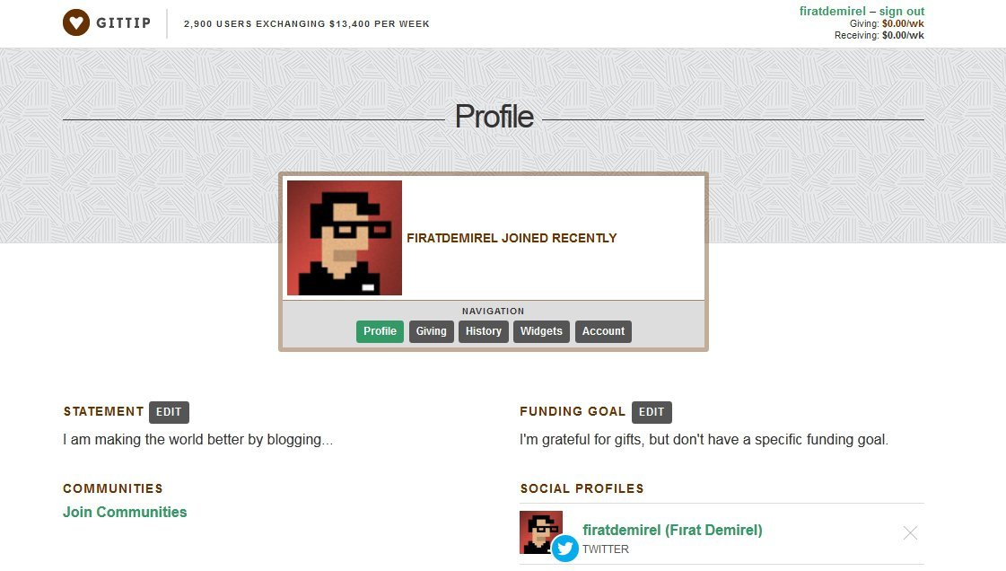 gittip kitlesel fonlama