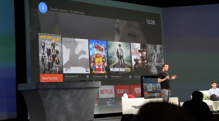 Google I/O'da yeni nesil televizyonlar için Android TV tanıtıldı