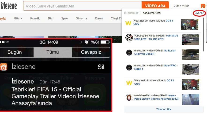 İzlesene, kullanıcıyla iletişimi güçlendiren yeni bildirim özelliğini tanıttı