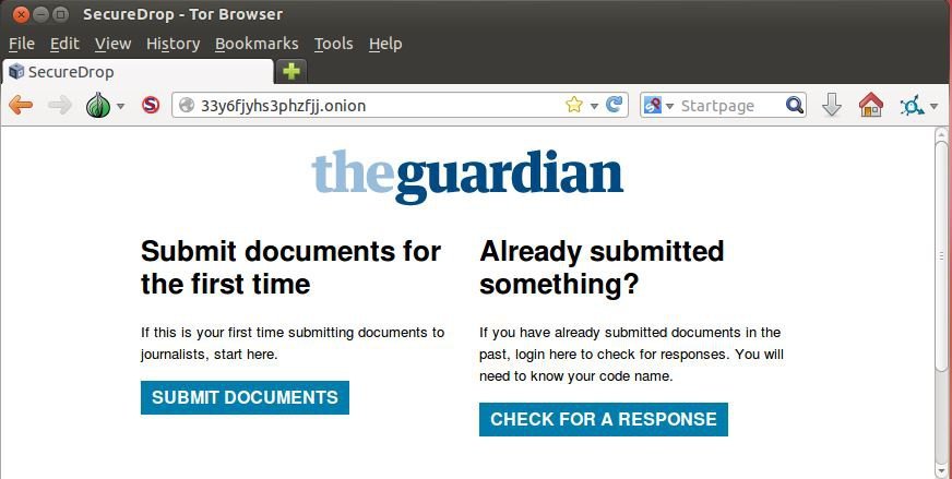 The Guardian, muhbirler için geliştirdiği SecureDrop sistemini kullanıma açtı