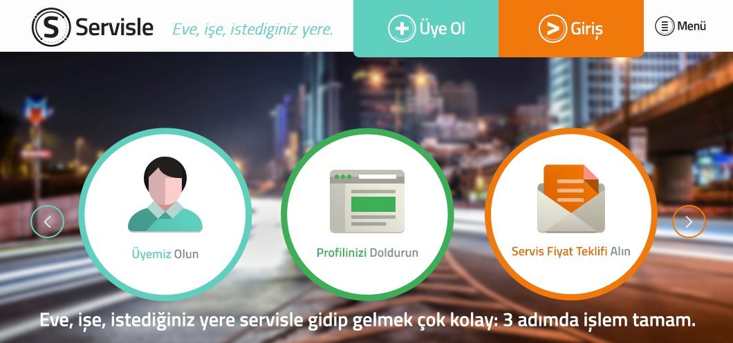 servisle.com servisle ulasim cozumu