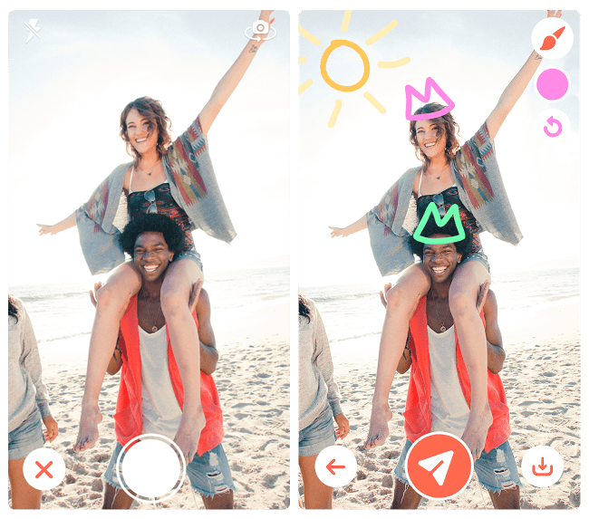 Tinder yeni özellikleriyle arkadaşlık uygulamasından Snapchat'e evriliyor