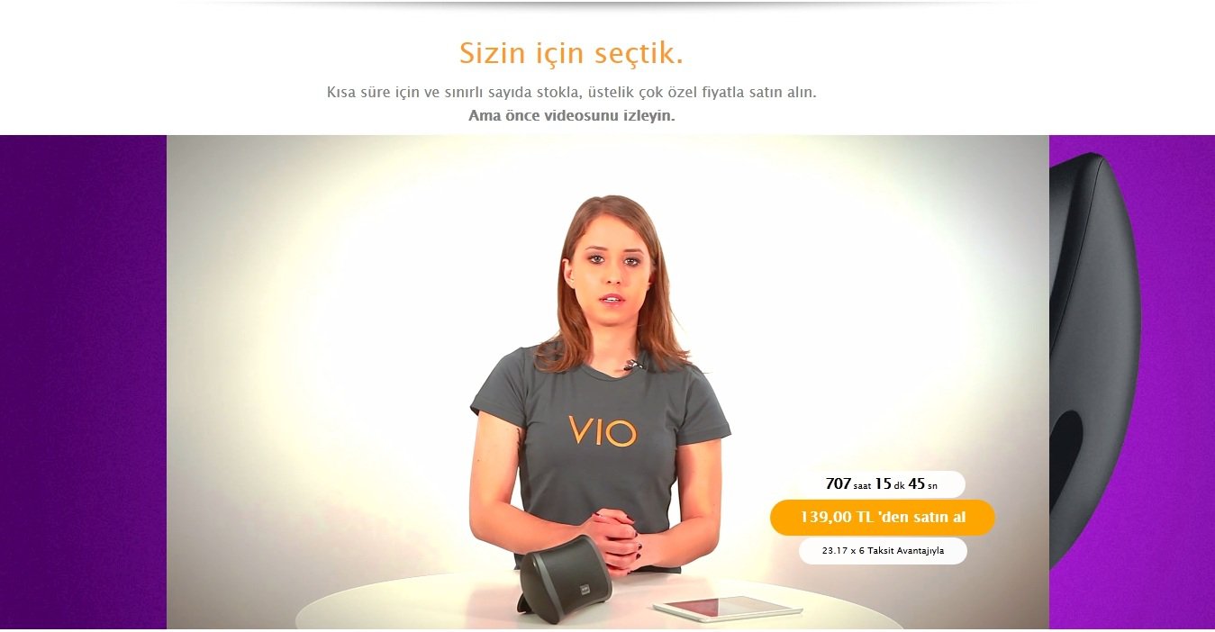 vio teknoloji video teknoloji e-ticaret 2