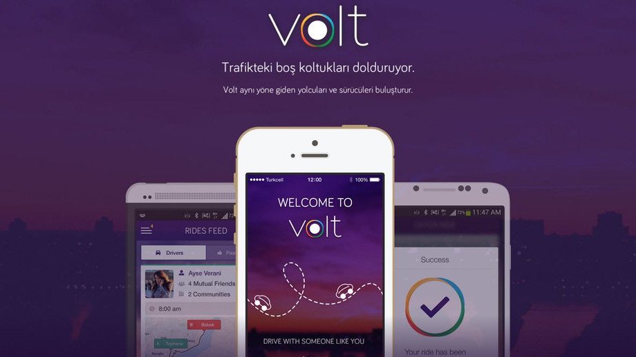 Yolculuk paylaşım servisi Volt, Alp Saul ve Hasan Aslanoba'dan yatırım aldı