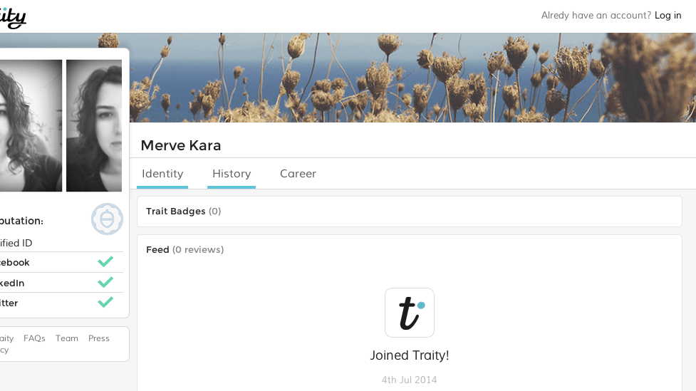 Online itibar yönetiminde standart olmak isteyen girişim Traity, 4,7 milyon dolar yatırım aldı
