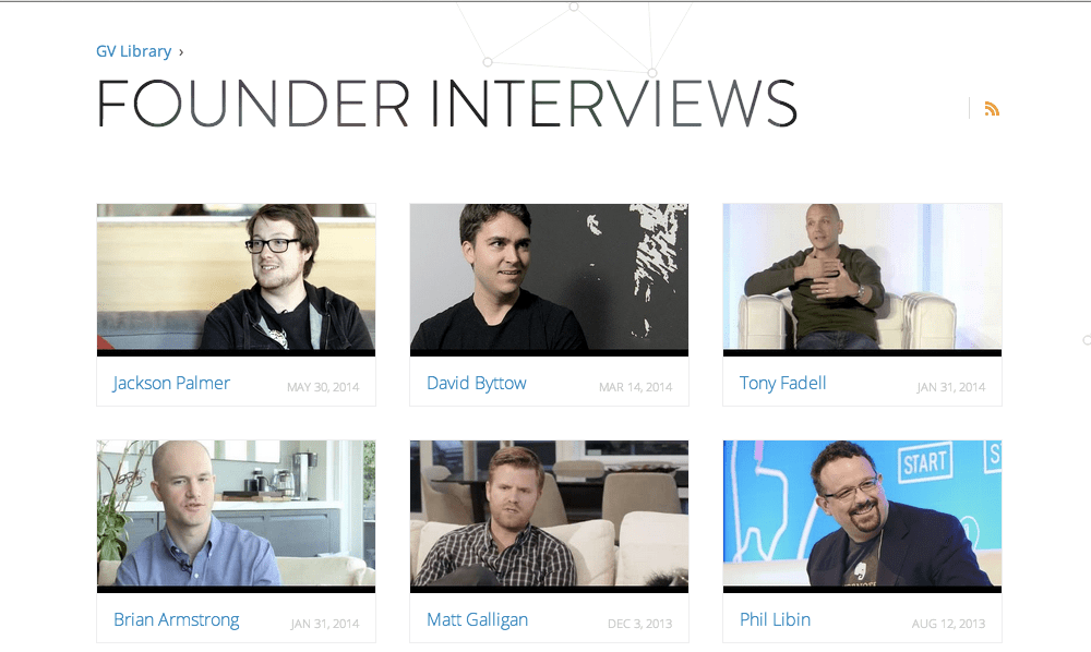 Google Ventures Library