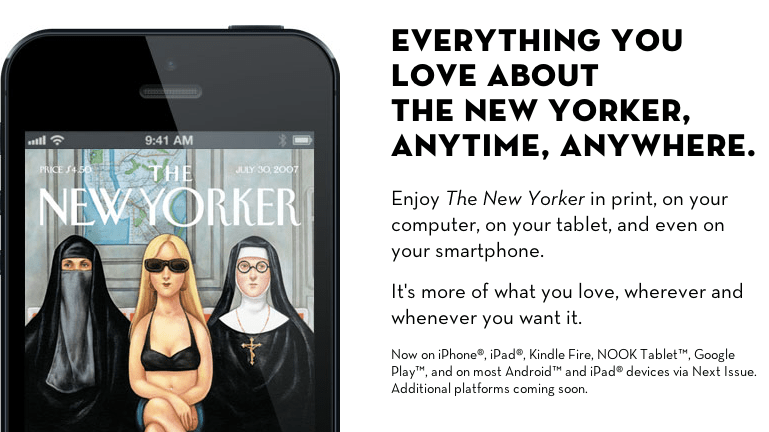  The New Yorker yenilendi, basılı versiyonu ve arşivi de açıldı