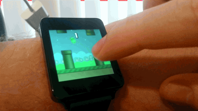 Android Wear'in ilk oyunu Flappy Bird klonu Flopsy Droid oldu