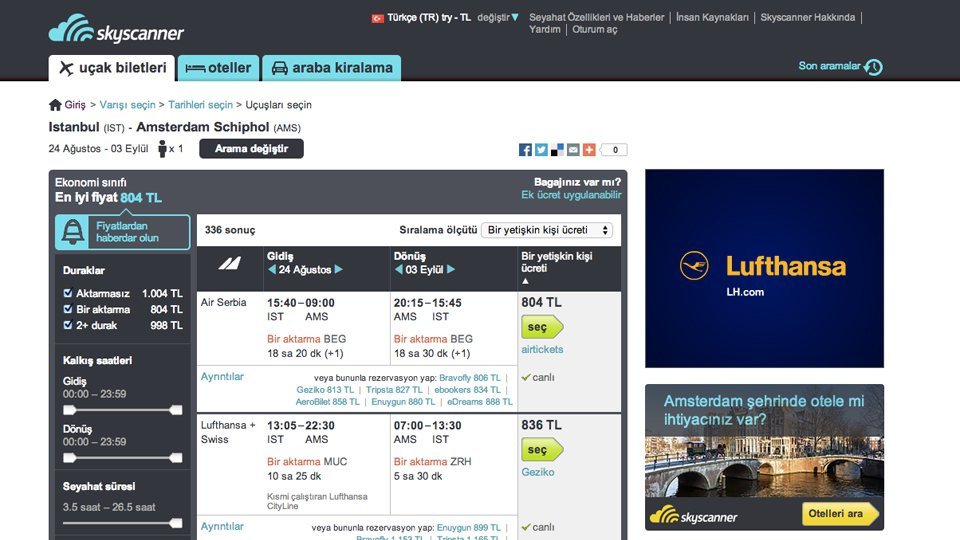 Murat Özkök ile Skyscanner ve Türkiye pazarı üzerine konuştuk