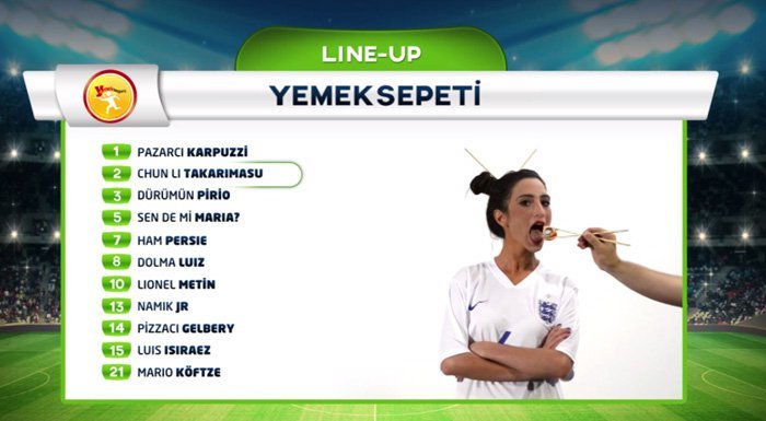 Yemeksepeti'nden Dünya Kupası virali