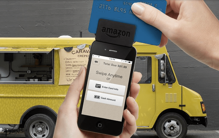Amazon mobil kart okuyucusu Local Register ile Square'i köşeye sıkıştırabilir mi?
