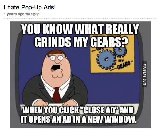 pop ups