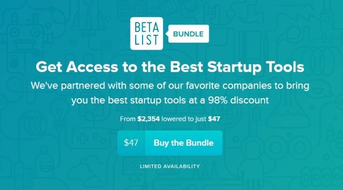 Betalist'ten 22 farklı girişimde yüzde 98 indirimli hizmet paketi