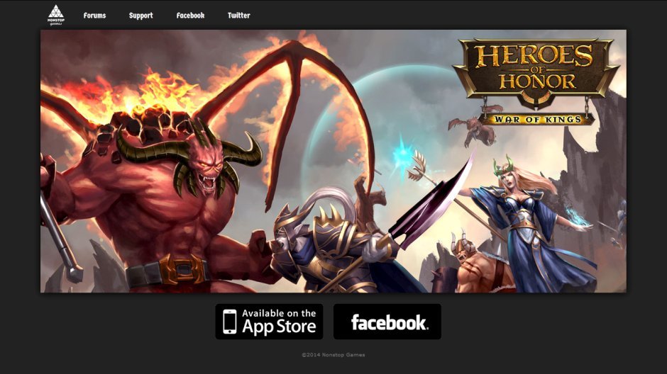 nonstop games Heroes of Honor
