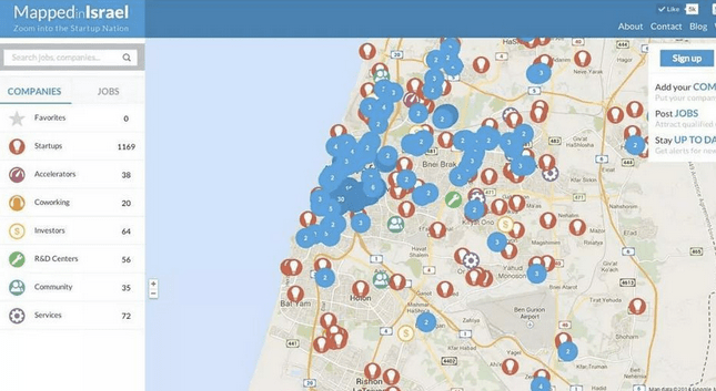 MappedinIsrael: İsrail'in teknoloji ekosistemi haritasında yeni girişimler keşfedin