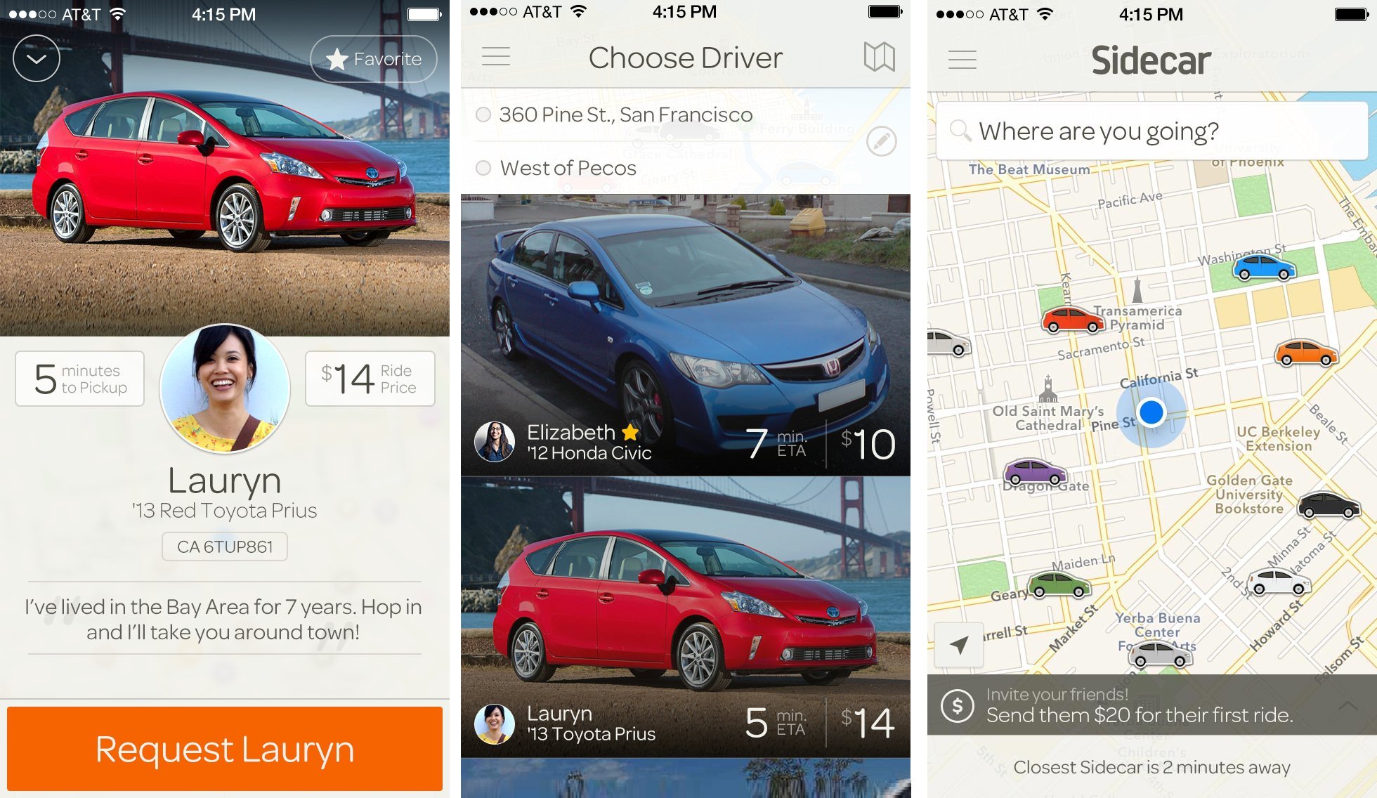 sidecar yolculuk paylasim uygulamasi