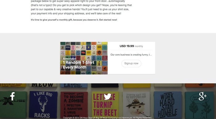 Ödeme alınabilen, gelişmiş 'landing page' oluşturma servisi: Spaces.pe
