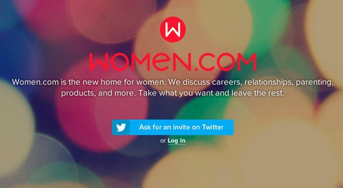 Kadınlar için özel sosyal ağ: Women.com