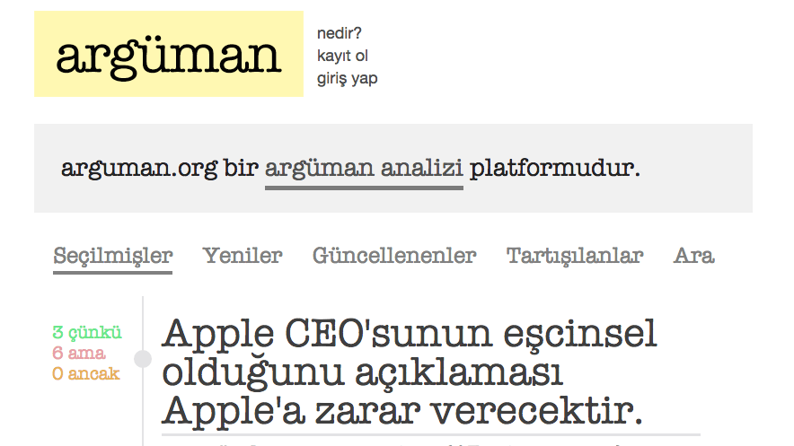 Arguman.org: argüman analiz platformu