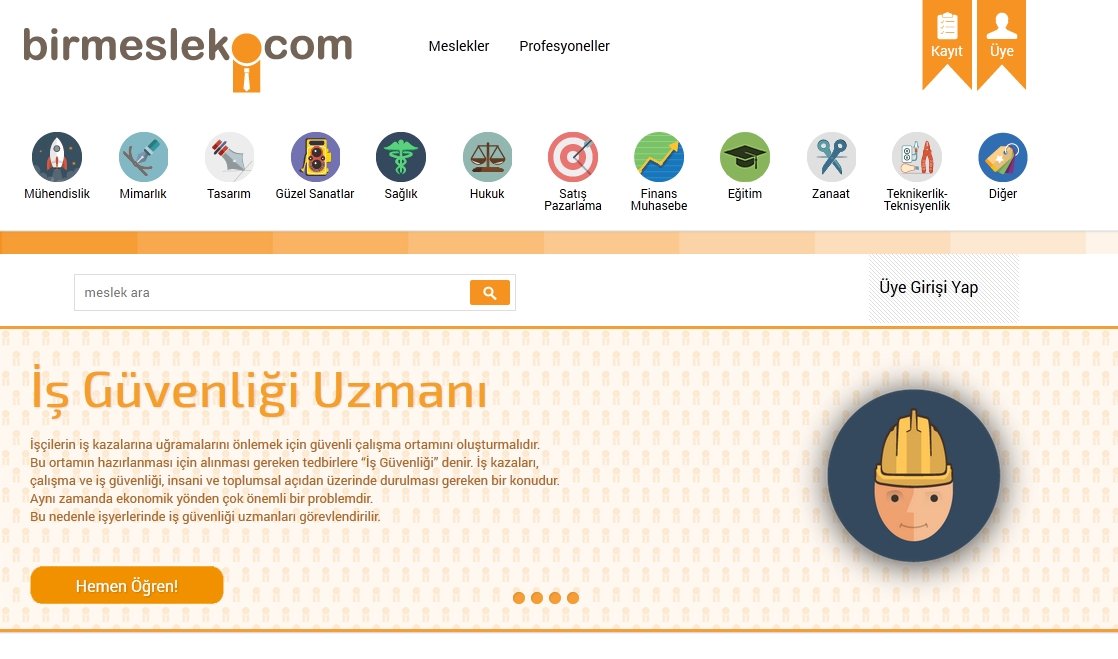 birmeslek.com meslek secimi