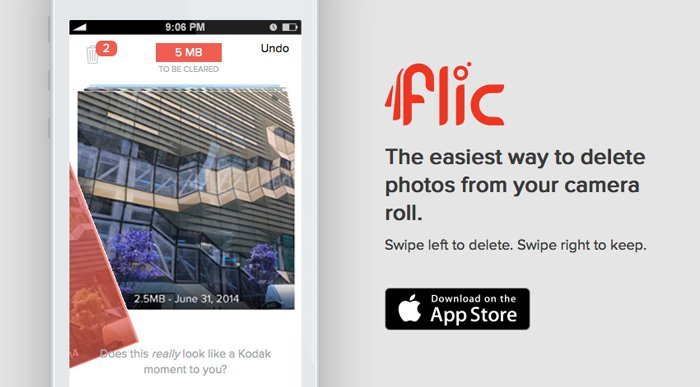 iPhone'unuzun boş alan sorununu Flic ile çözün
