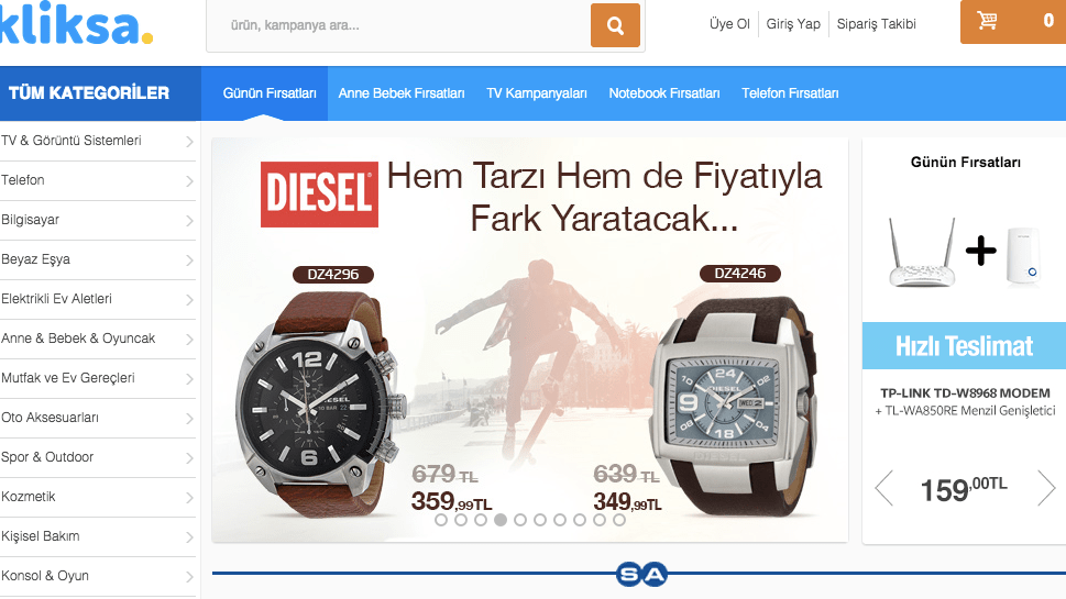 Kliksa'dan 10 milyon dolarlık online pazaryeri yatırımı