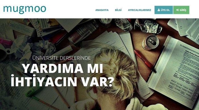 Mugmoo.com: 173 üniversite için özel dersler tek adreste