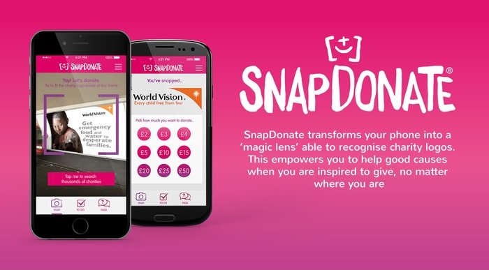 Snapdonate: Nakitsiz geleceğin bağış yapma uygulaması