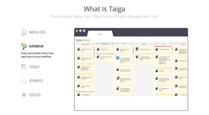 Ücretsiz, açık kaynaklı ve gelişmiş bir proje yönetimi platformu: Taiga.io