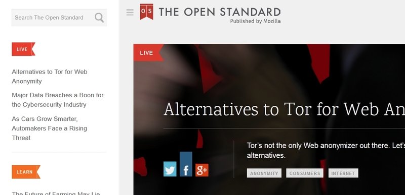 The Open Standard: Mozilla'dan açık kaynak dünyasına özel dijital dergi