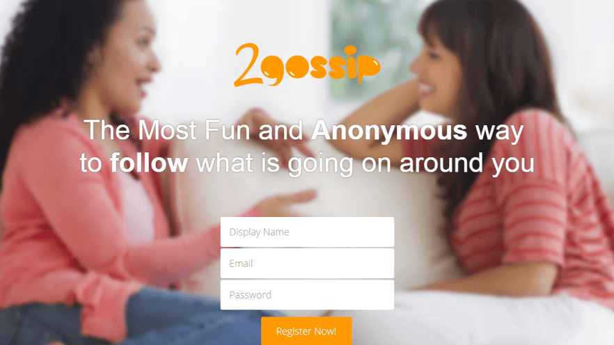 2gossip.com, mekan odaklı anonim yerli sosyal ağ