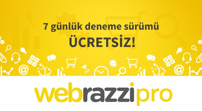 Ücretsiz Webrazzi PRO deneme üyeliği açıldı. Kaydınızı yaptırın!