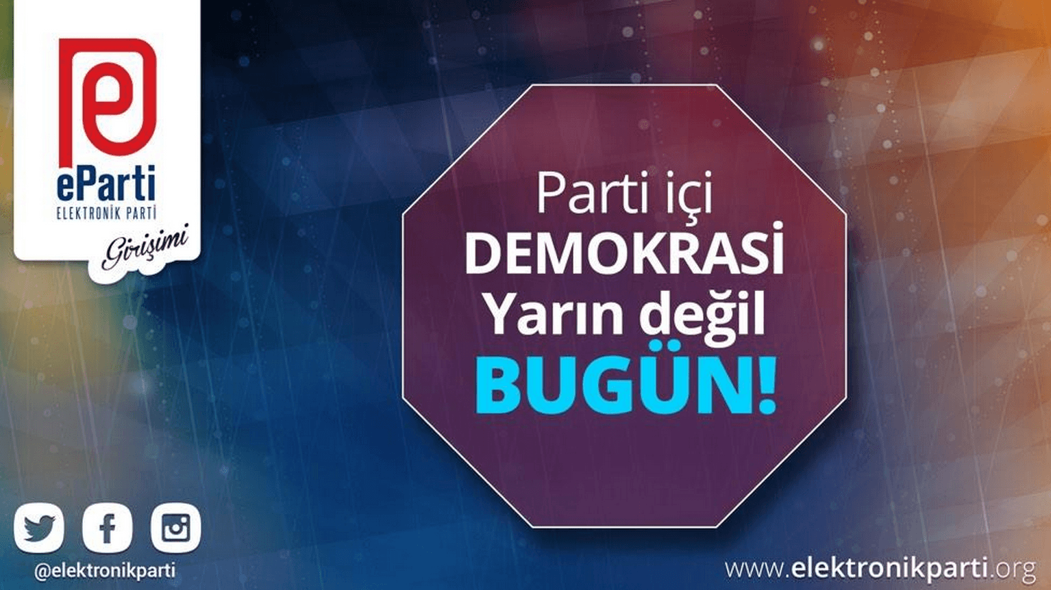 Elektronik Demokrasi Partisi'ni (e-Parti) kurucusu Emrehan Halıcı ile konuştuk