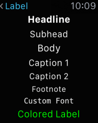 apple watch yazı tipi