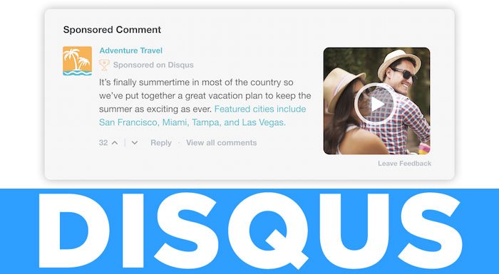Popüler yorum servisi Disqus, Sponsorlu Yorumları devreye aldı 