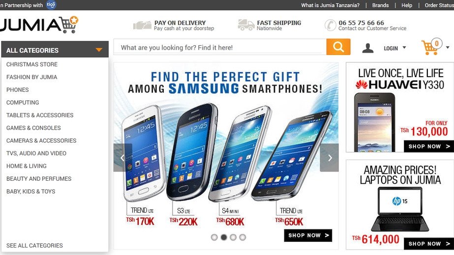 Afrika'nın Amazon'u olmak isteyen Jumia.com'a 120 milyon Euro yatırım geldi