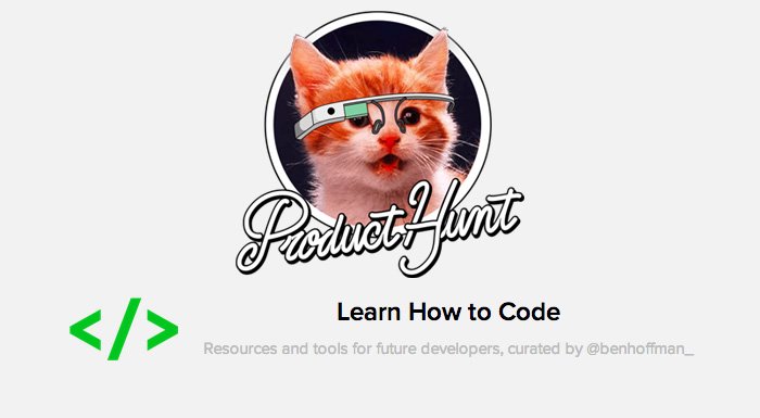 Product Hunt'tan yazılım geliştirmeyi öğrenmek isteyenler için yararlı servisler listesi