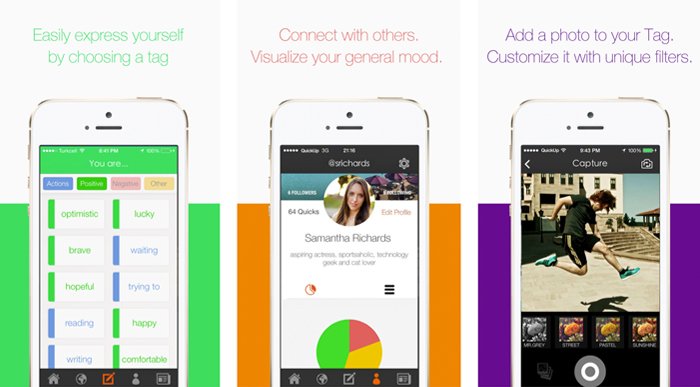 'Ruh hali' paylaşma temelli, yerli sosyal ağ: QuickUp
