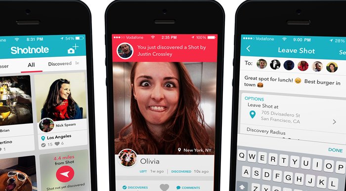 Shotnote: Konum bazlı 'Snapchat uygulaması'