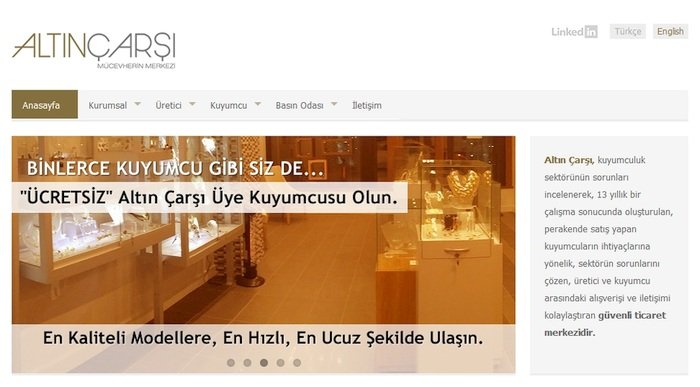 Altın Çarşı: Üreticilerle kuyumcuları bir araya getiren B2B e-ticaret platformu