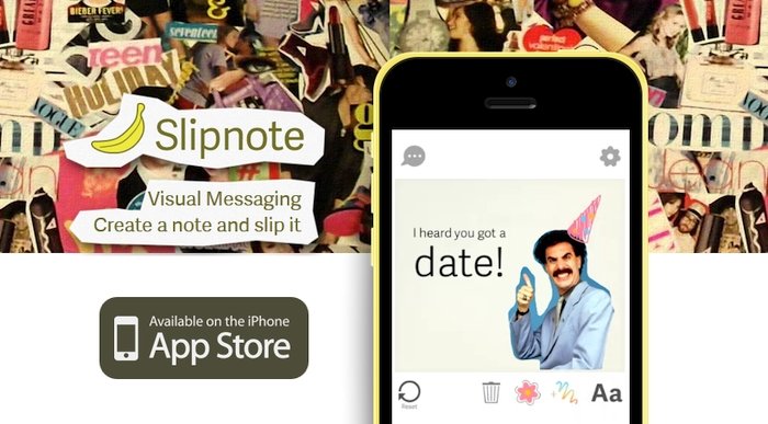 Slipnote: Görsel mesajlaşma uygulamalarına yeni ve eğlenceli bir örnek