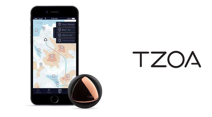 Gerçek zamanlı hava kalitesini ölçen giyilebilir teknoloji: TZOA