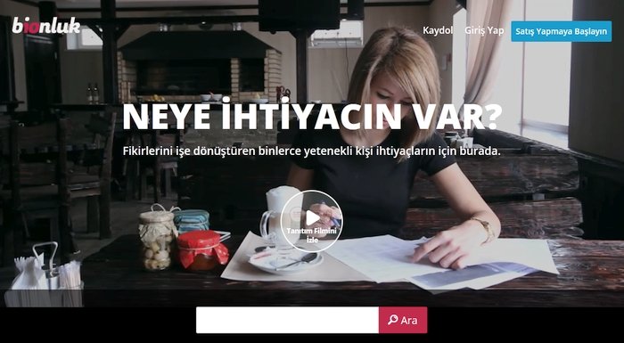 bionluk.com: 10 liradan başlayan bedellerle iş yaptırma sitesi 2015'te vites yükseltecek