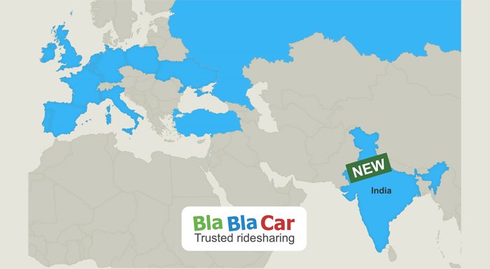 BlaBlaCar, Avrupa dışındaki ilk operasyonunu Hindistan'da başlattı