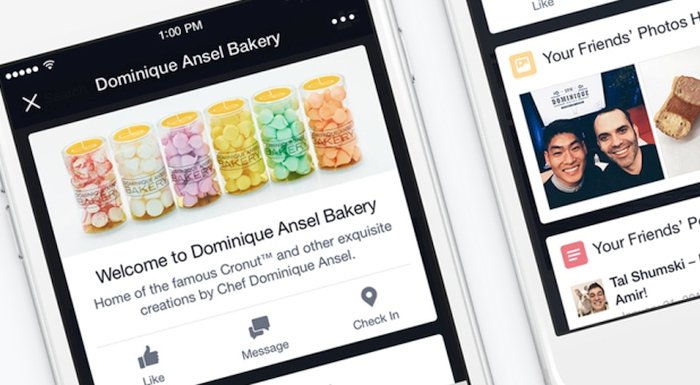 Facebook Places mobile mekan tavsiyeleri özelliğini getiriyor