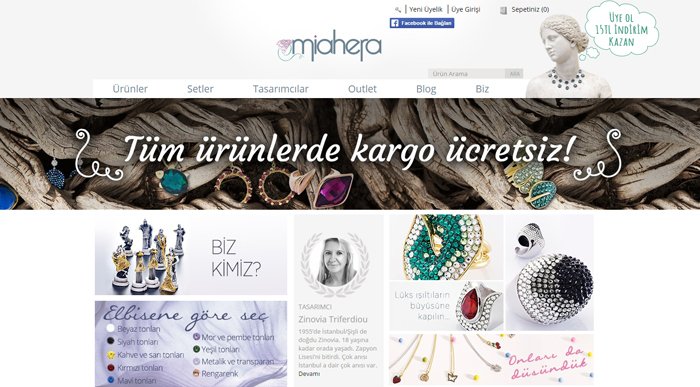 Özel tasarım aksesuarların yer bulduğu bir e-ticaret girişimi: Miahera.com