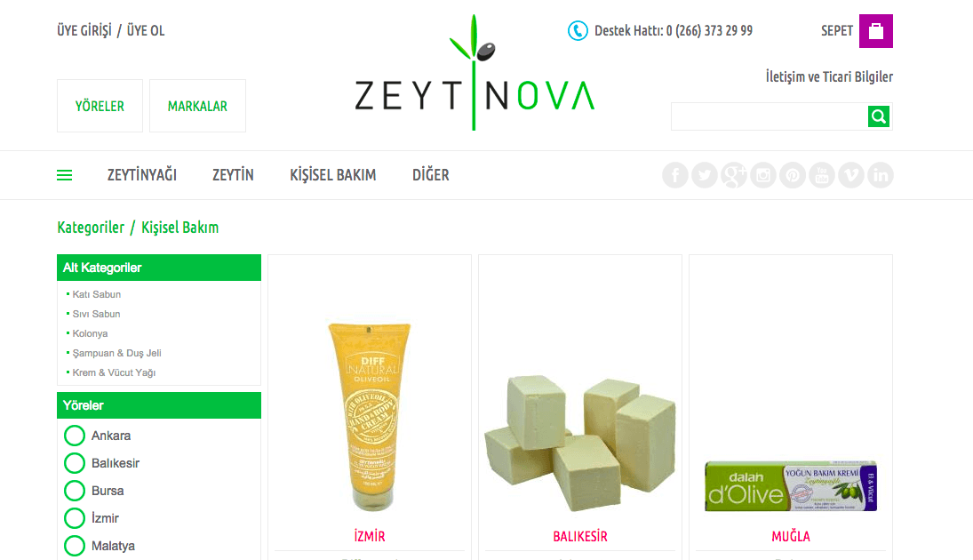 zeytinova.com ürün